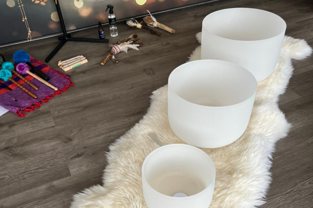 Soundbath ritueel instrumenten